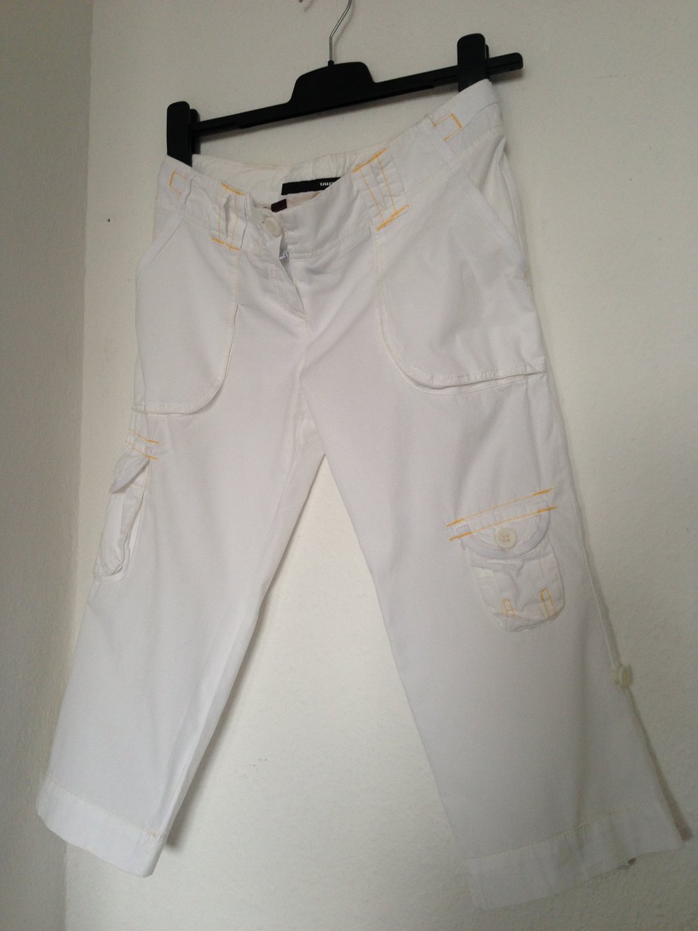 *Tally Weijl* Marken *Caprihose* verstellbar * weiß * Gr. S/36