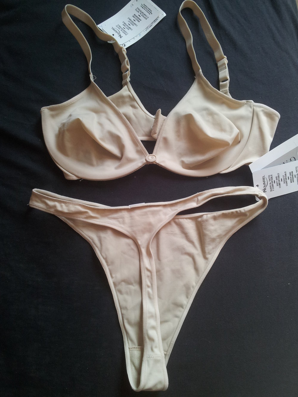 Garel Cira Set in beige, BH 75B, Tanga S