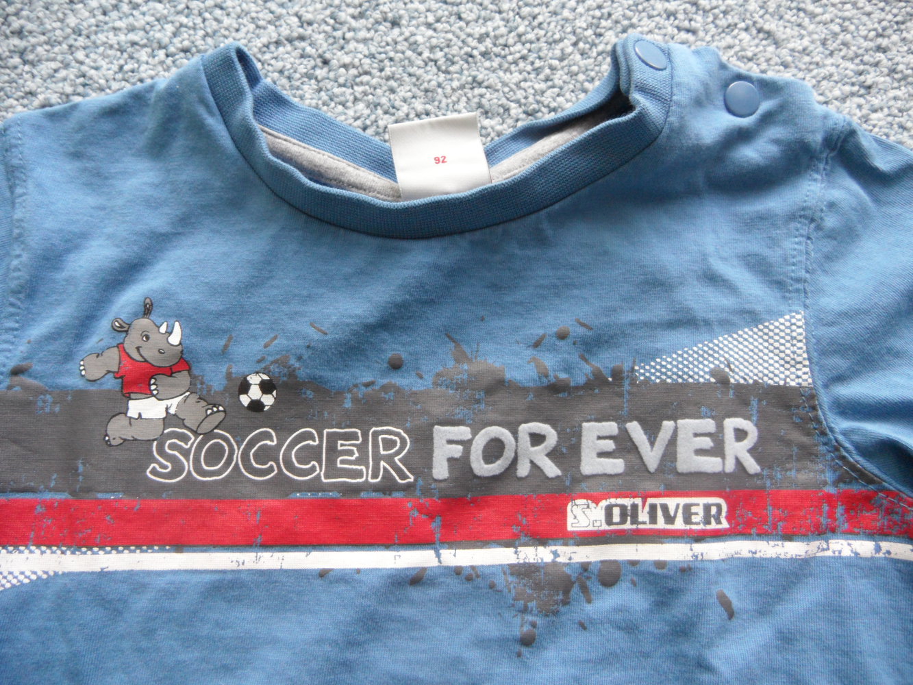 s.Oliver Fußball-Langarmshirt Gr. 92