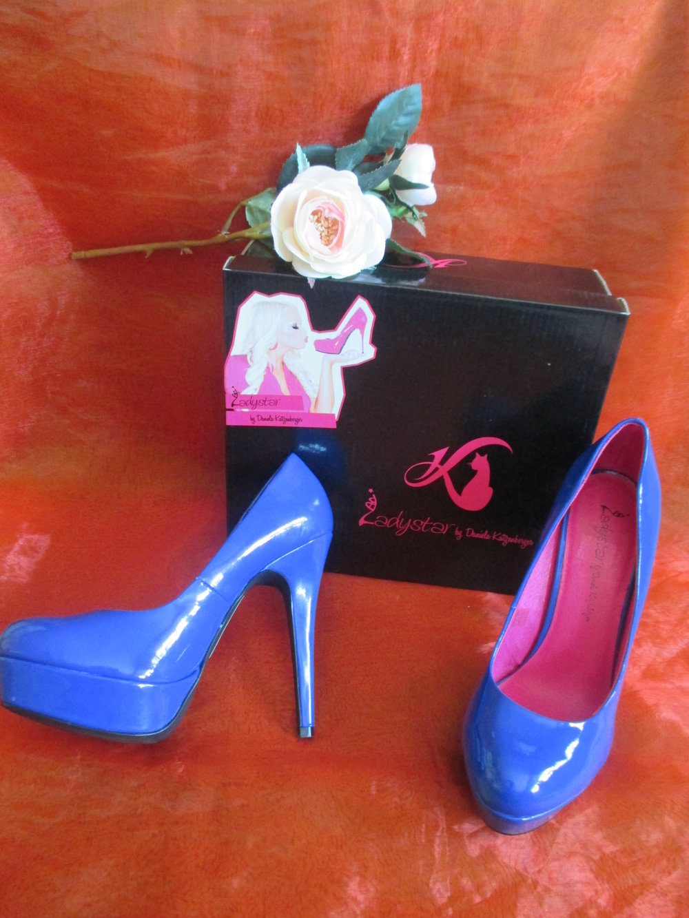 NEU im Karton * Echt * Lack- Leder * High- Heels * Plateau * Pumps * Schuhe 