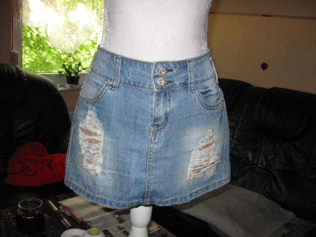 *** Super ~ Sexy ~ Fetziger ~ Mini ~ Jeans ~ Rock ***