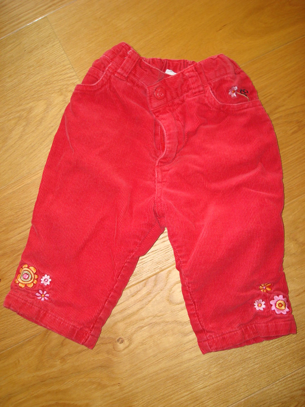 gefütterte Cordhose, Thermohose für Mädchen Gr. 68