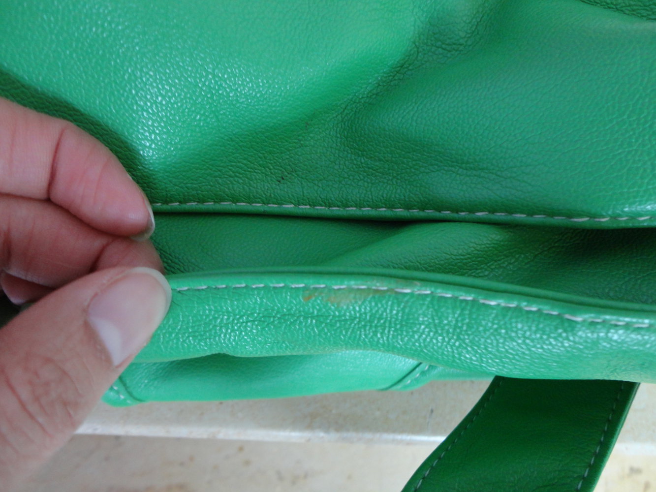 Tasche Handtasche grün Basic Sommer