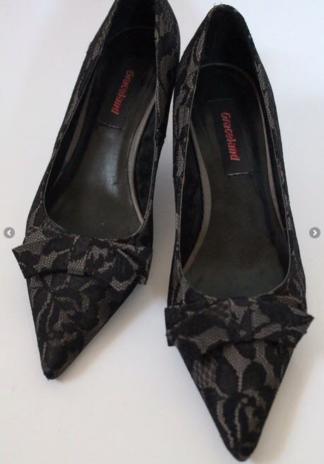Vintage Pumps aus Spitze Gr.38