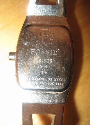silberfarbene Fossil Uhr *Mengenrabatt*