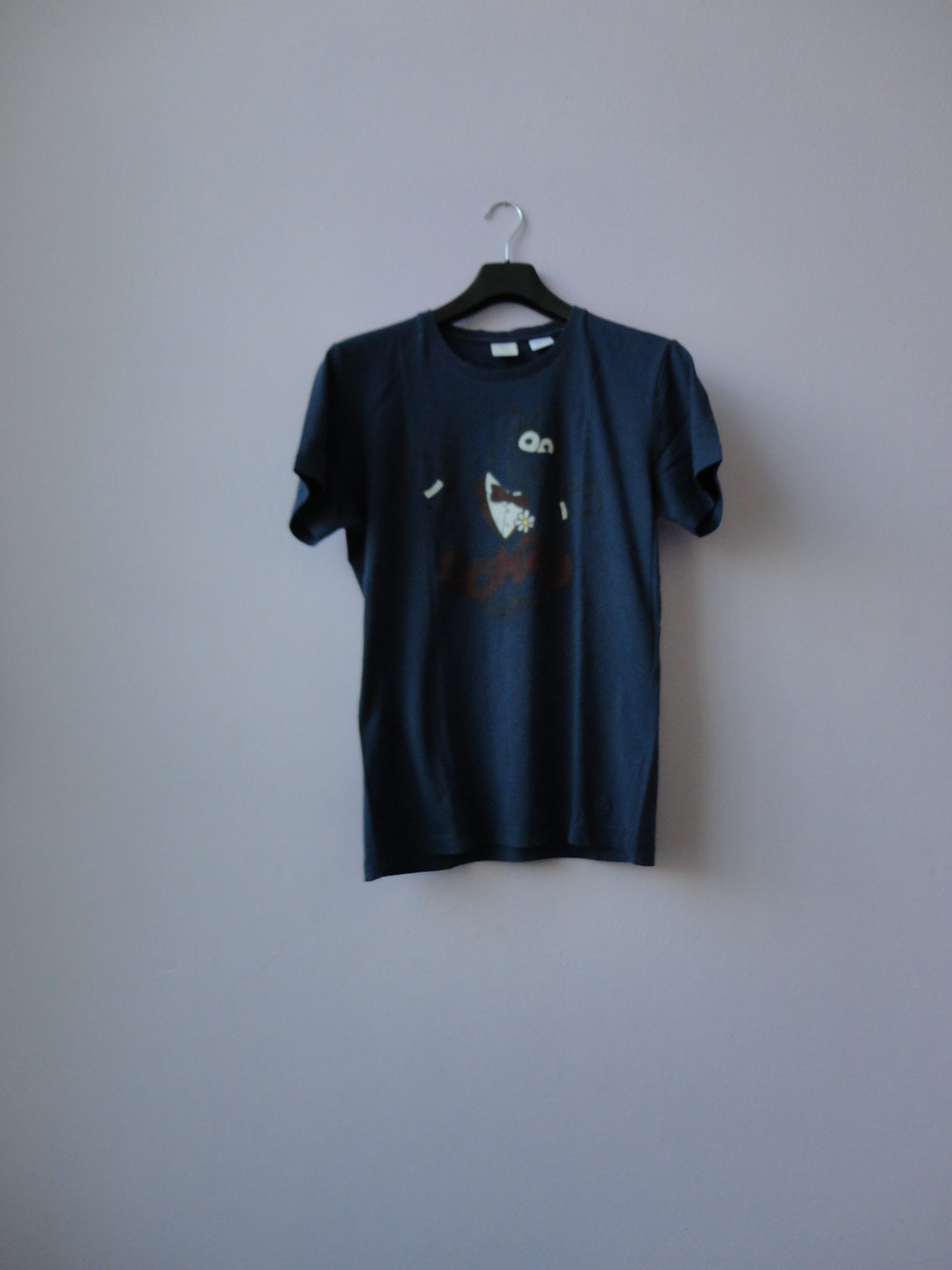 T-Shirt Shirt Print dunkelblau blau s.Oliver Sommer