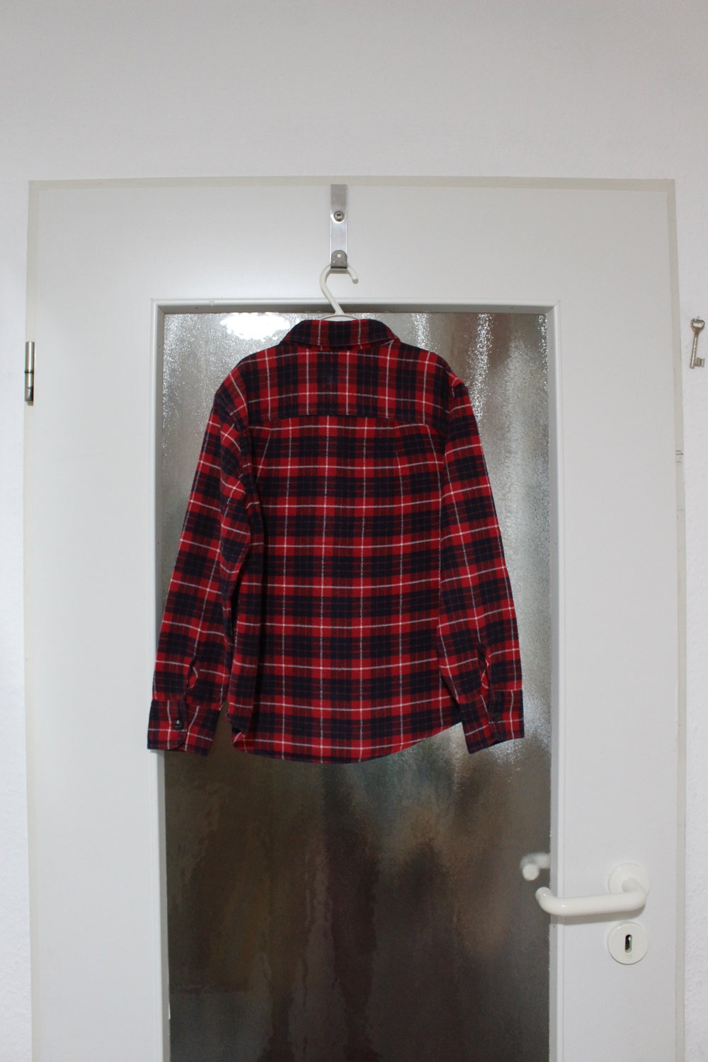 93. Hemd von Lands End, kariert, Gr. 140