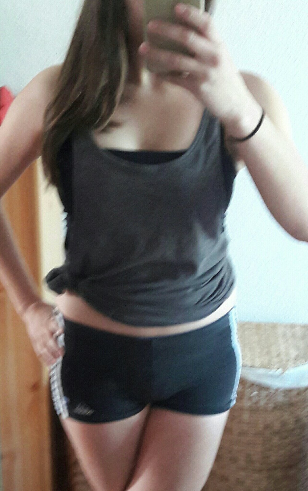 graues Loose-Top