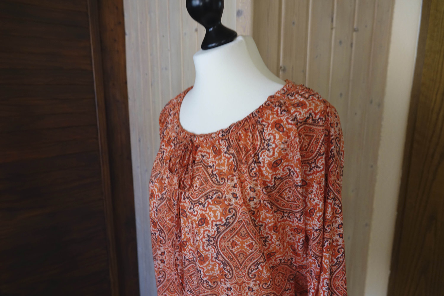 Orange Bluse/Hängerle