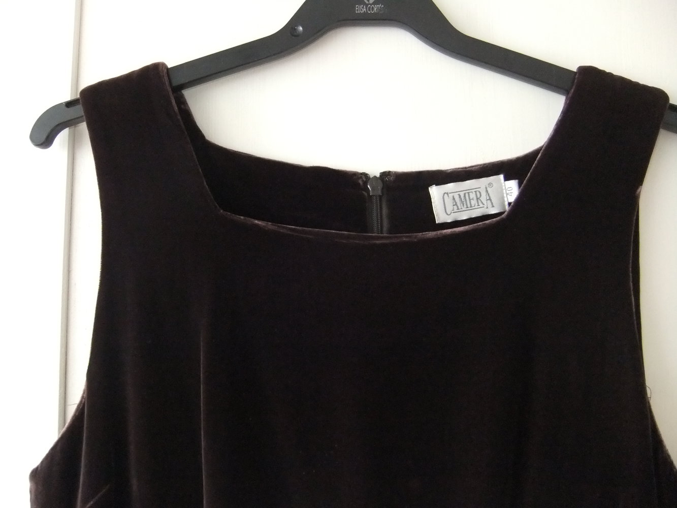 Samt Kleid Gr. 40 M in Bordeaux rot Abendkleid Mittelalter Gotic