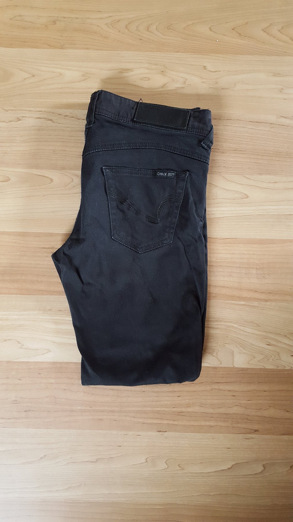 schwarze Only Hose
