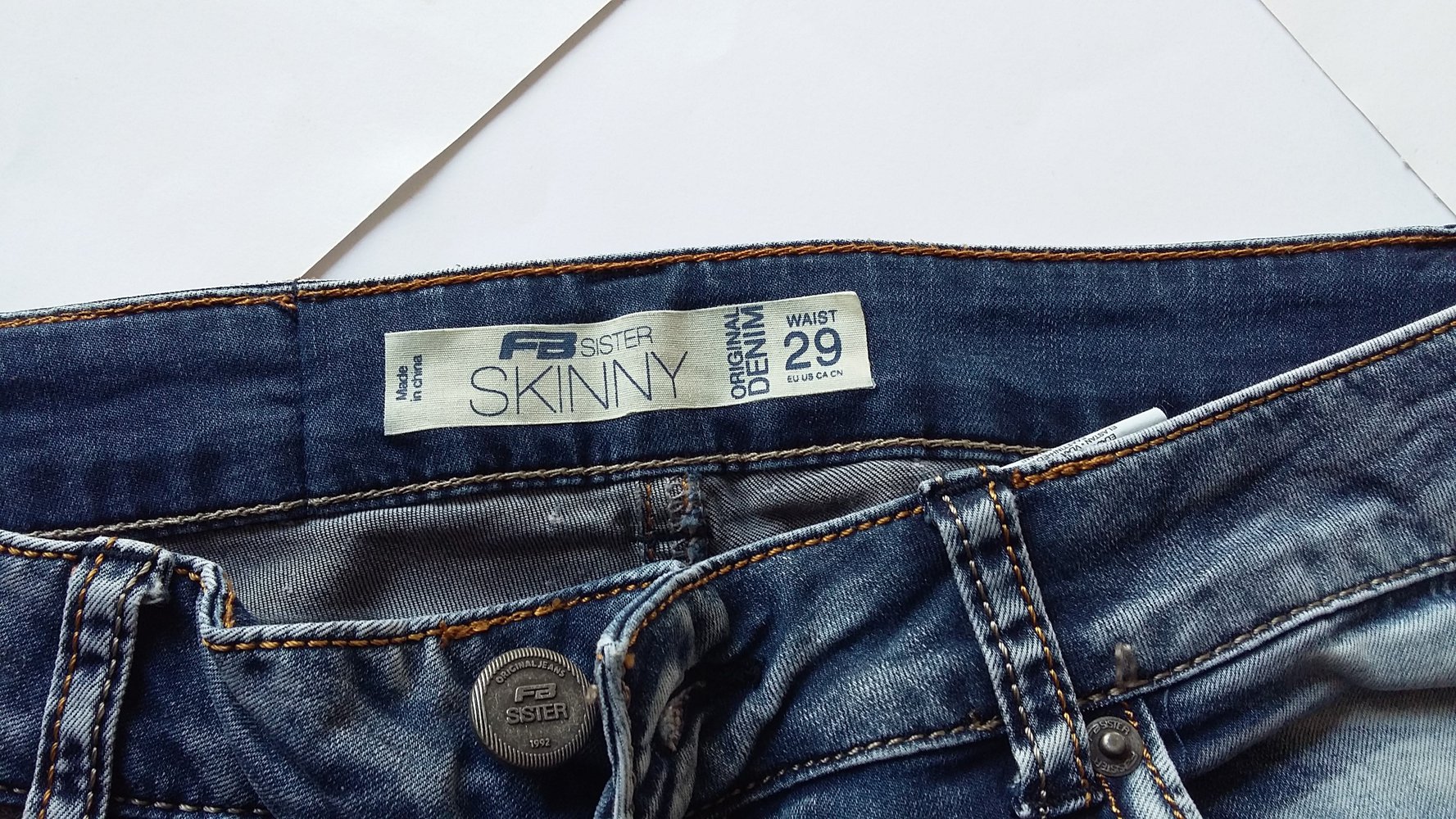 Jeans Gr. 29 Skinny Low/Regular Waist FB Sisters