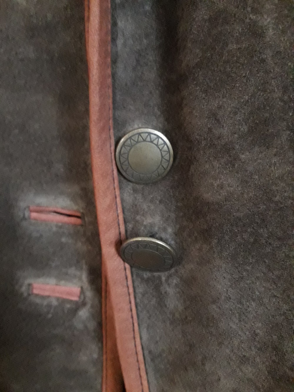 Leder Trachtenweste