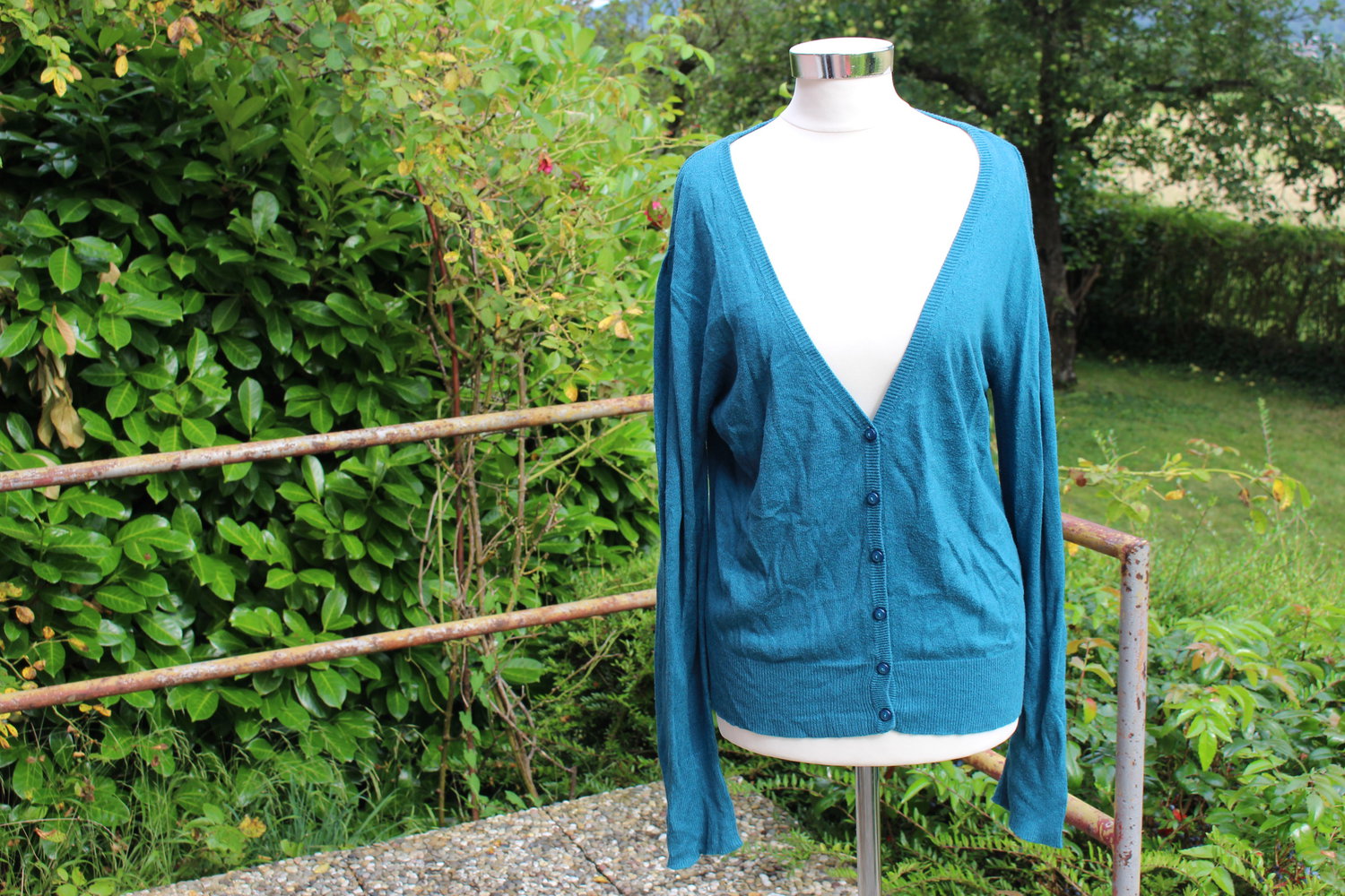 petrol türkisener Cardigan