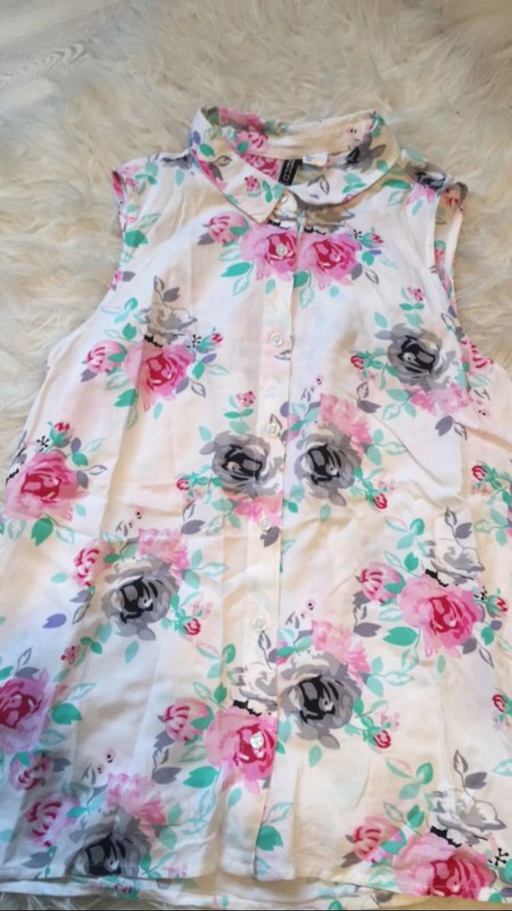 Bluse geblümt - XS