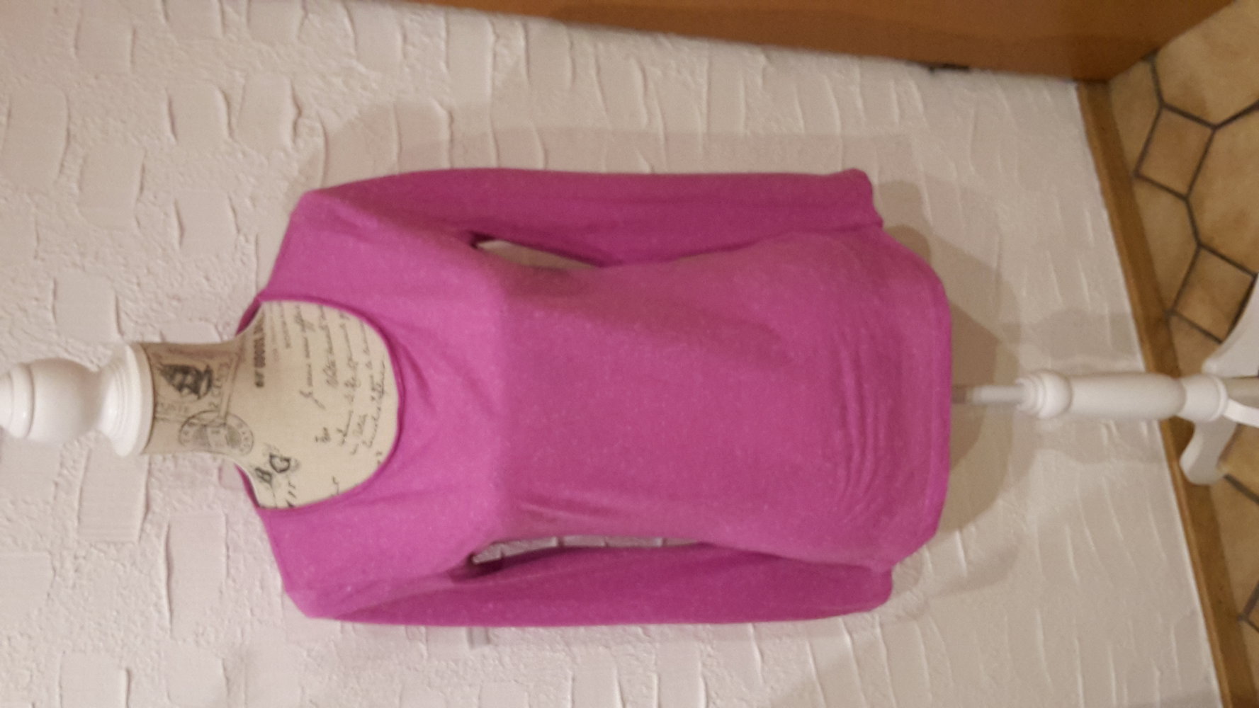 Gr.S/M 36/38 S.Oliver shirt longsleeve Sweatshirt pink Beere