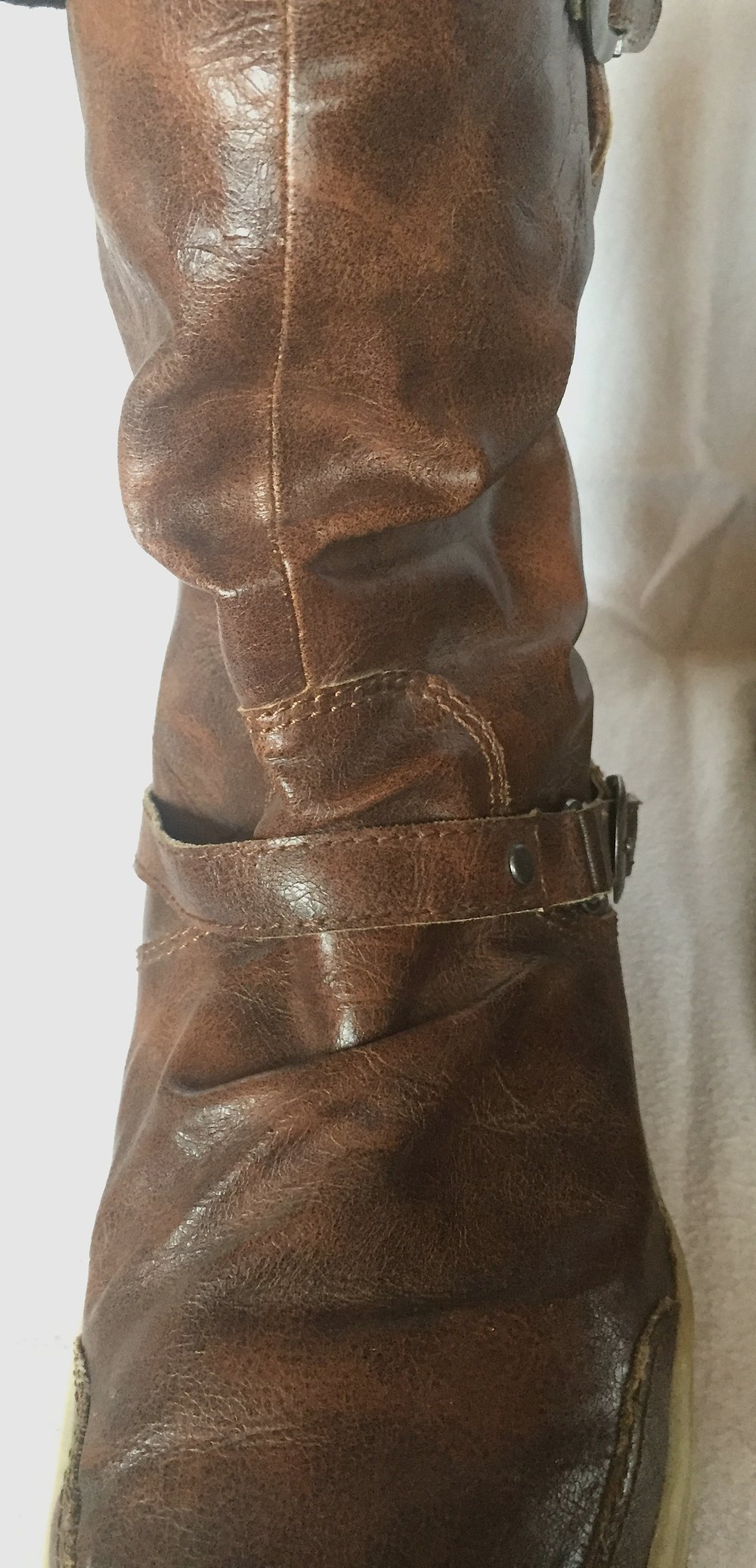 Braune Stiefeletten Boxer