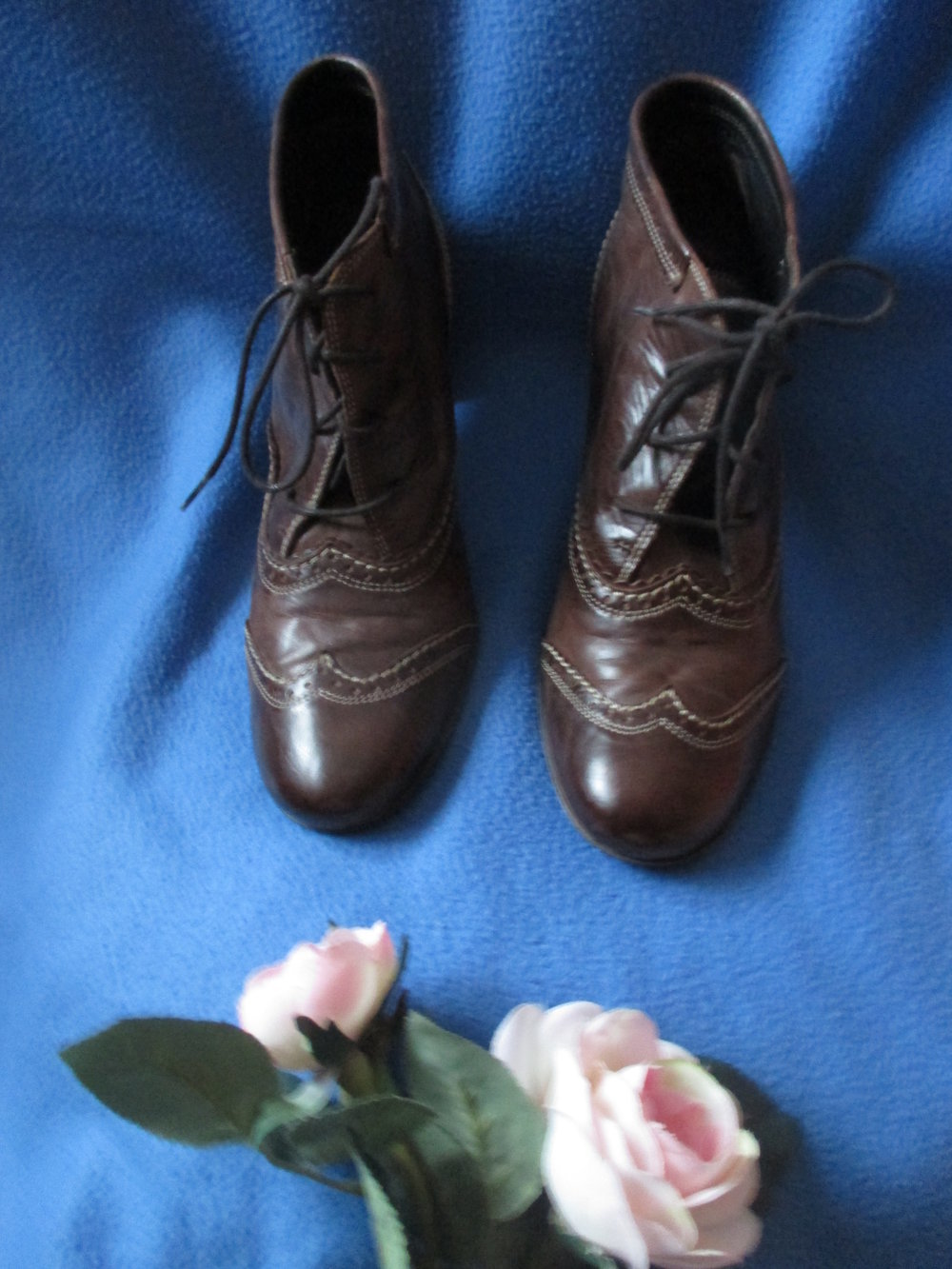 Original Granny VINTAGE * Echt Leder * Budapester * Schnür- Schuhe * Unkle Boots * Stiefeletten 