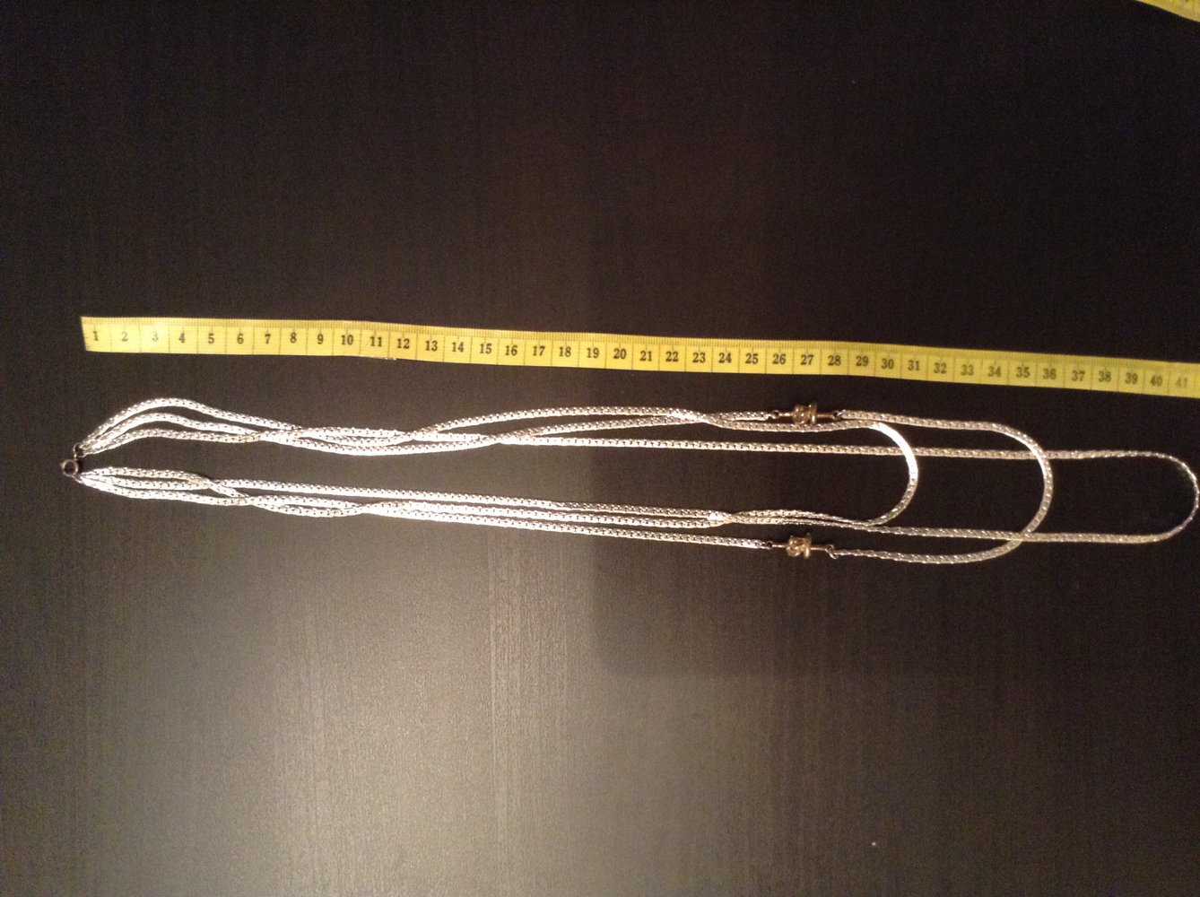 Modeschmuckkette in Silber