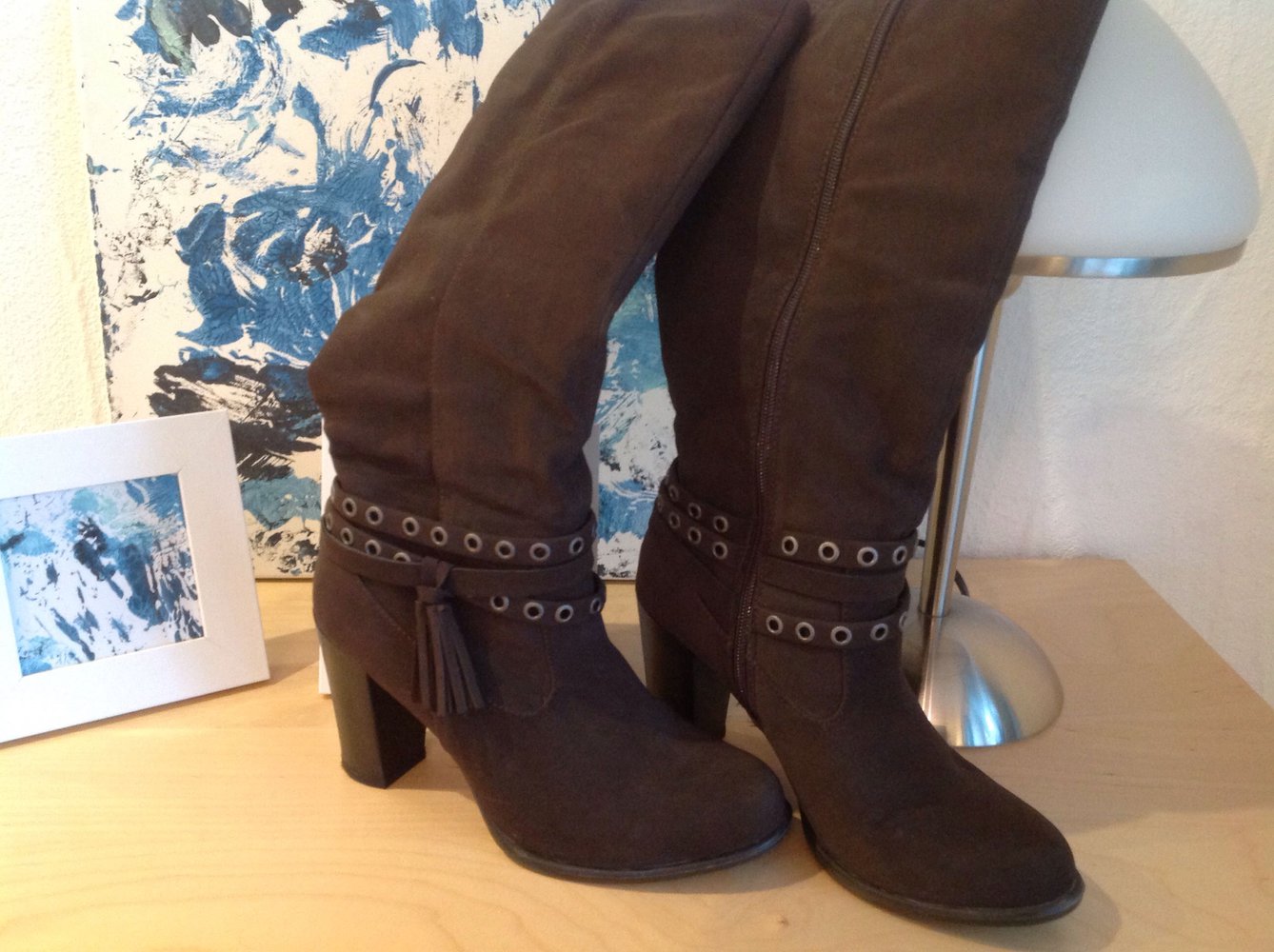 Stiefel, Größe 38 - weiter Schaft