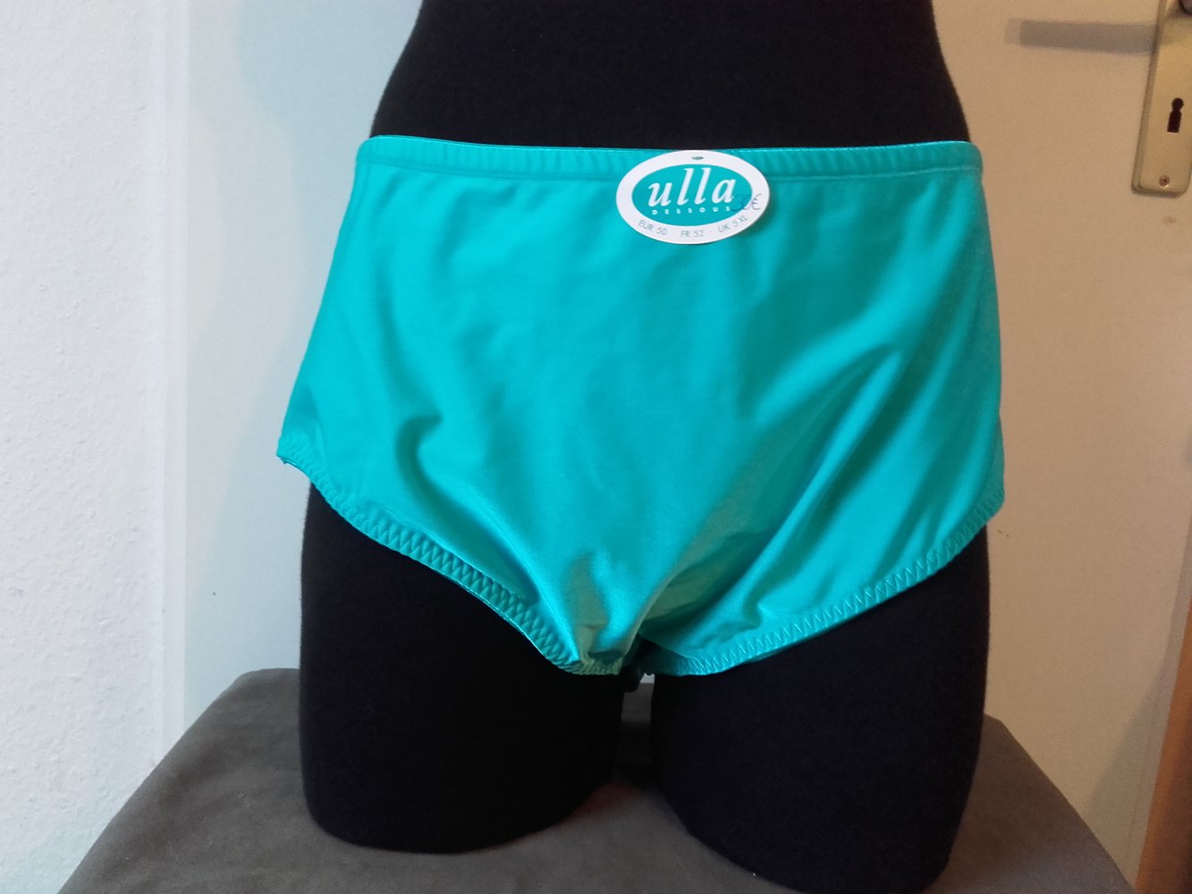 Ulla Dessous, (Set) Slip 50, neuware, türkis, hochsitzend
