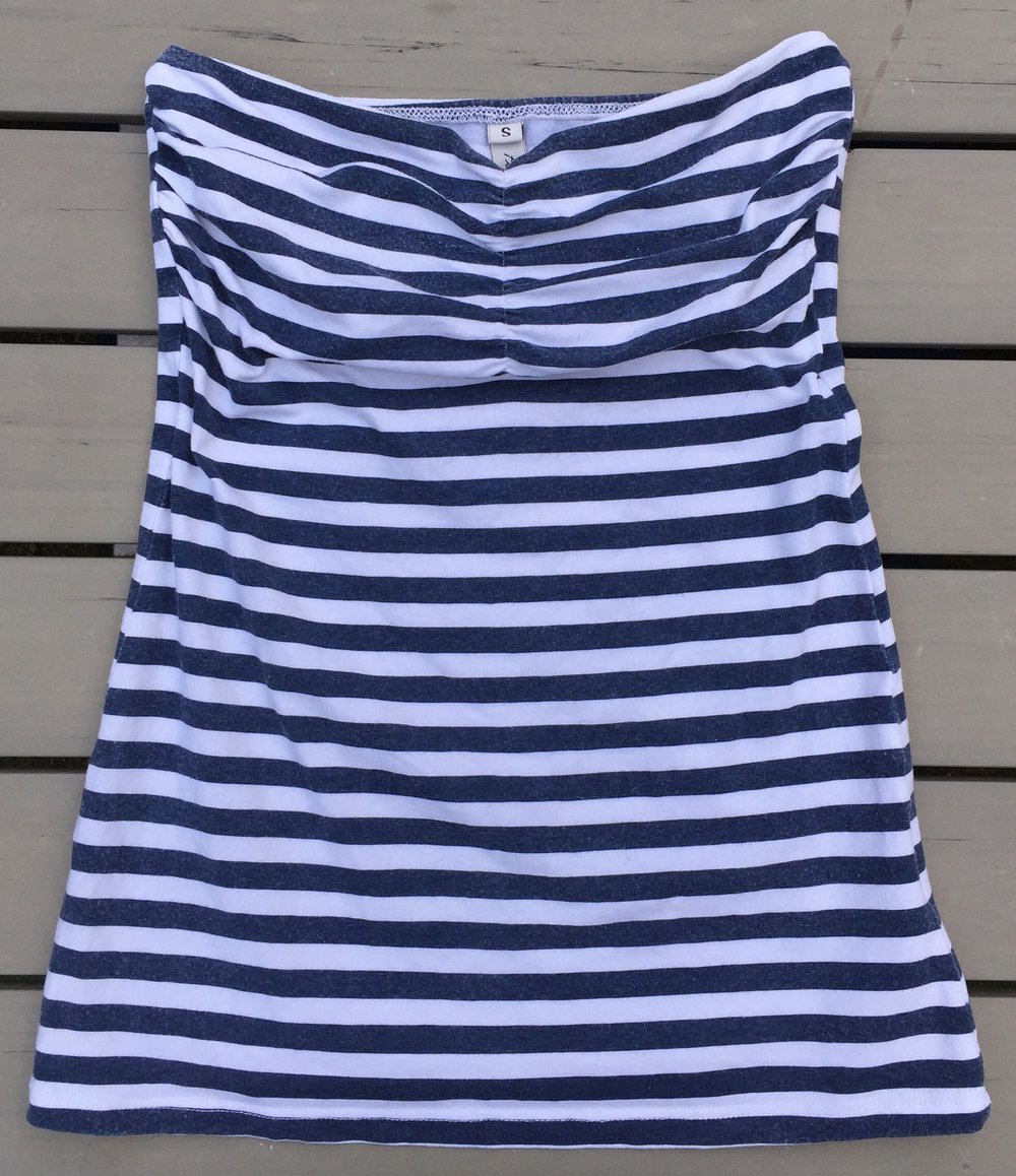 FRESH MADE Ringel TUBE TOP maritim Gr. S