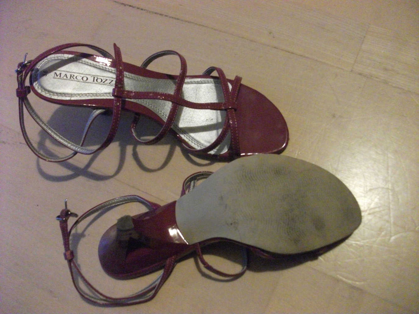 pinklila Marco Tozzi Sandalen