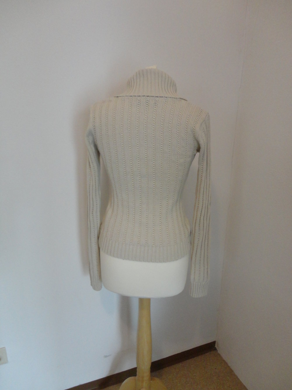 Strickjacke beige warm Basic S