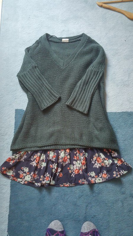 Strickpullover dunkelgrün