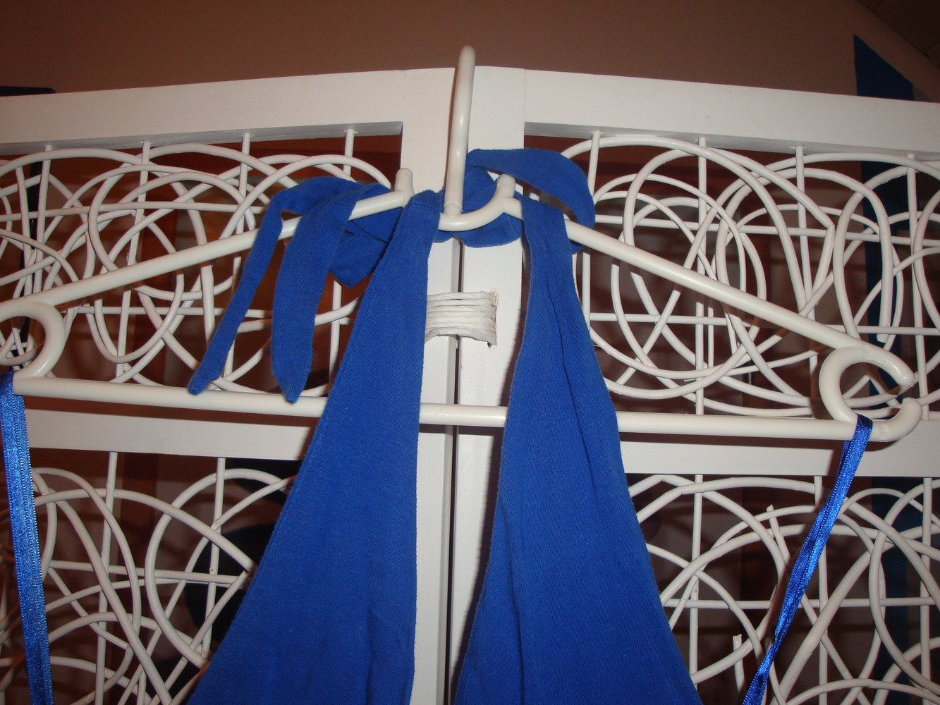Neckholdertop blau