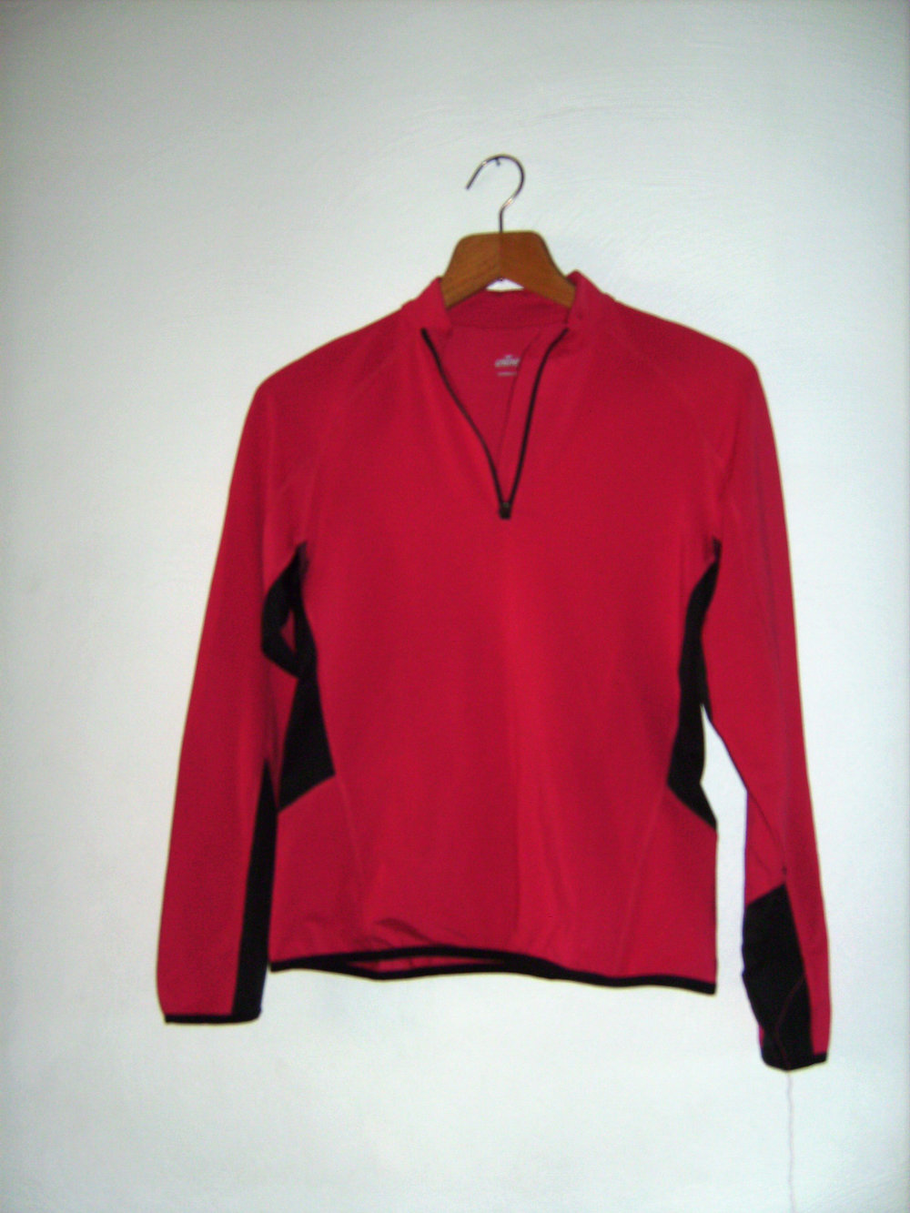 Sportshirt Langarm Magenta Gr. 38 #Zipper #Laufshirt Oberteil Sport, Outdoor, Sportswear, Pink, Langarm , Shirt