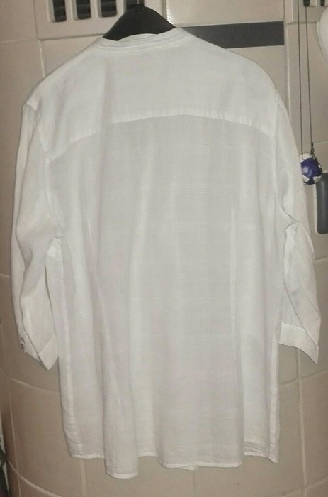 Hübsche weiße Bluse, Größe 44/46