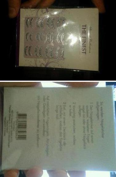 Nagel Sticker glitzer