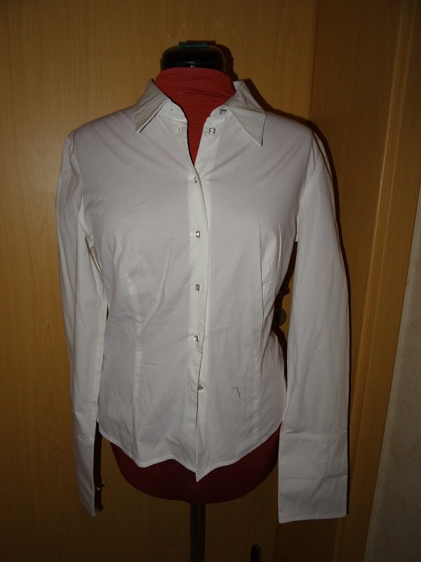 Bluse weiß von Miss H Gr. 42