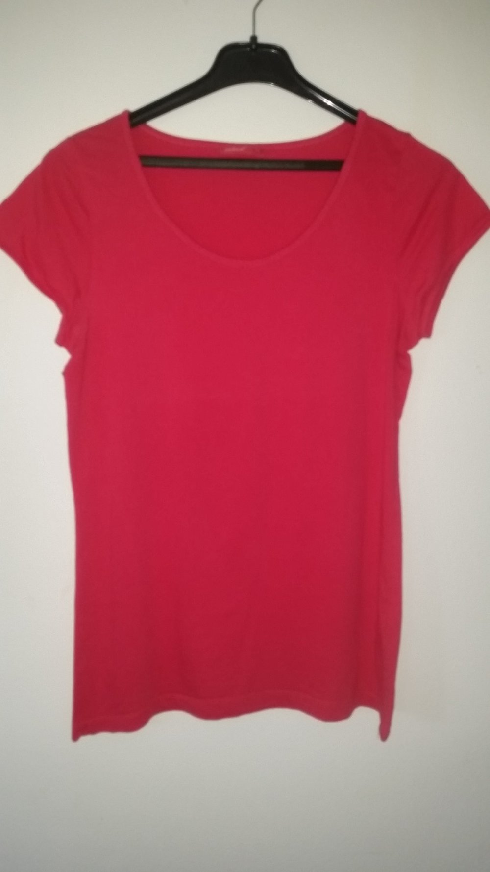44, Klasse Basic-Shirt, rot