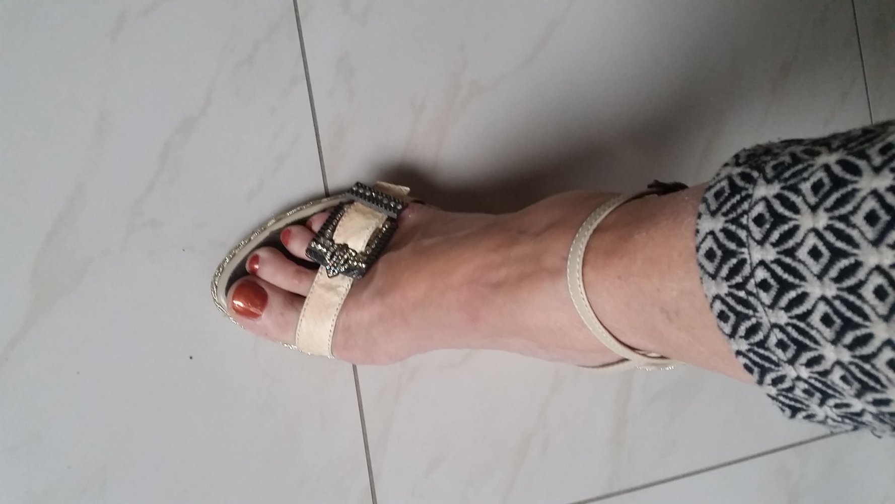 ROBERTO BOTELLA Elegante Luxus Sandalette Riemchen Gr.40 beige/gold Echtleder 