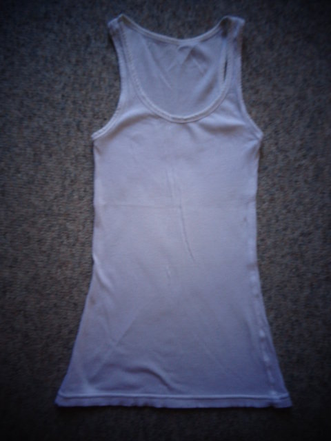 #Top Rippentop Longtop Gr. XS bzw. ca. Gr. 32/34 weiß, 3,00 Euro