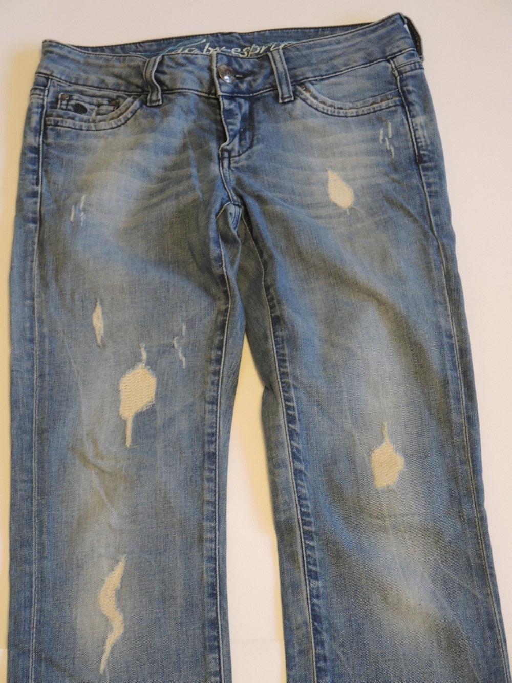 Destroyed Jeans slim 26/32  von EDC by Esprit