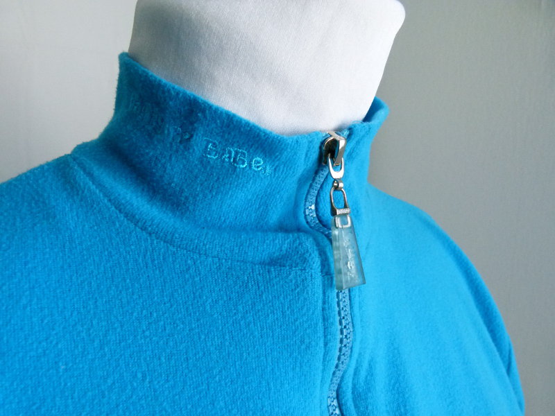 Fleece Jacke, türkis, dünn, Sport Wellness Goa Festival 