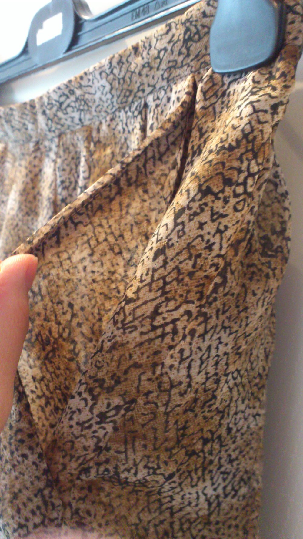 Rock mit Animalprint Mango XS 34
