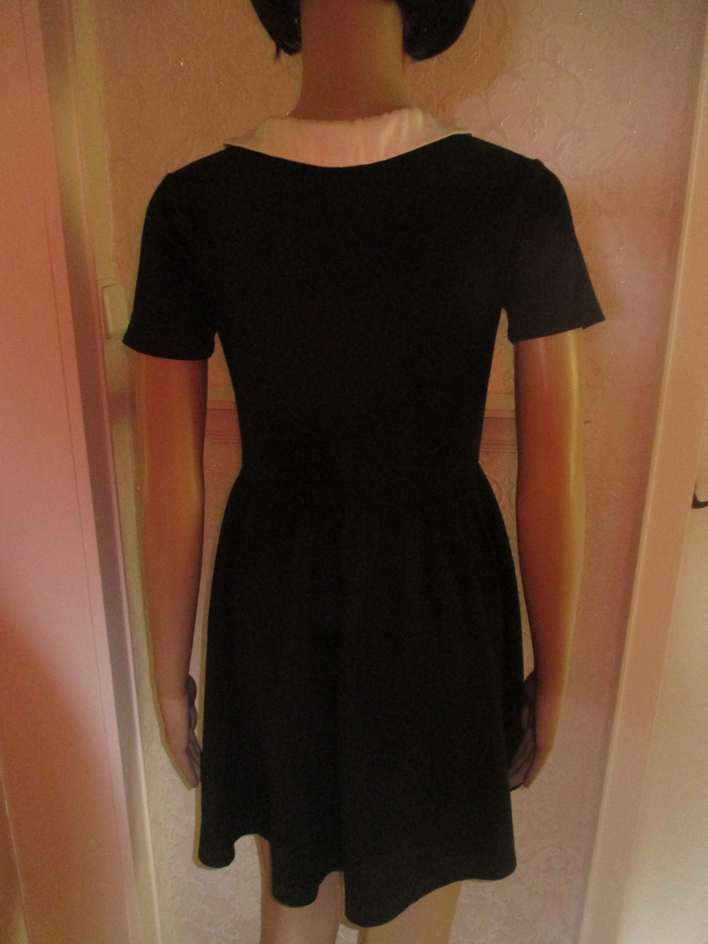 NEU * Edel * stylisch * Peter Pan * Bubi Kragen * Mini * Kleid 