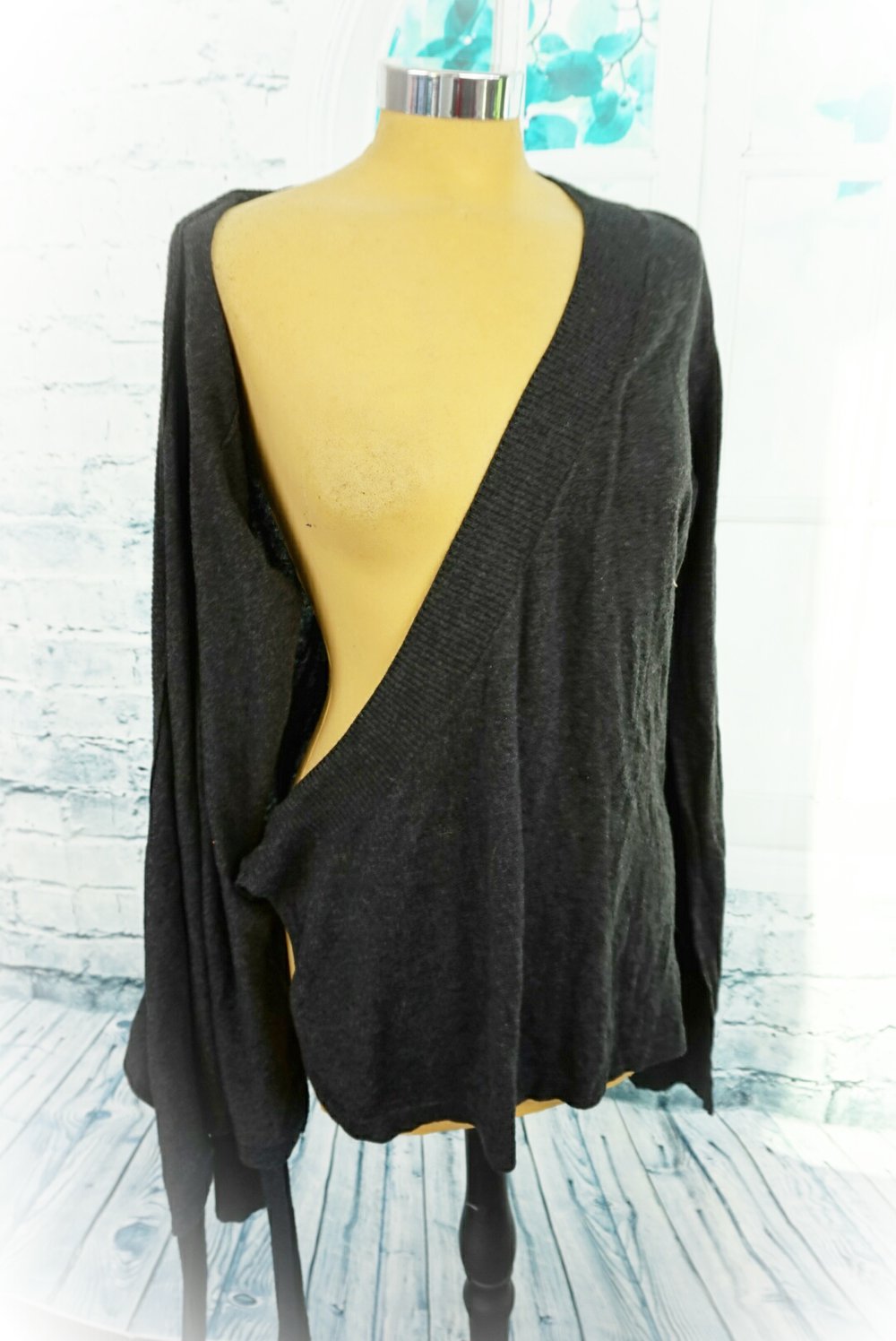 H&M bind Weste Grau 