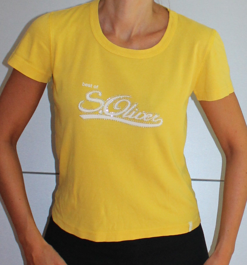 gelbes T-shirt / Oberteil von S. Oliver