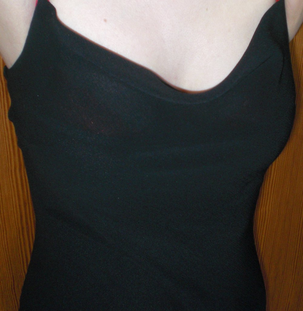 schwarzes Abendkleid
