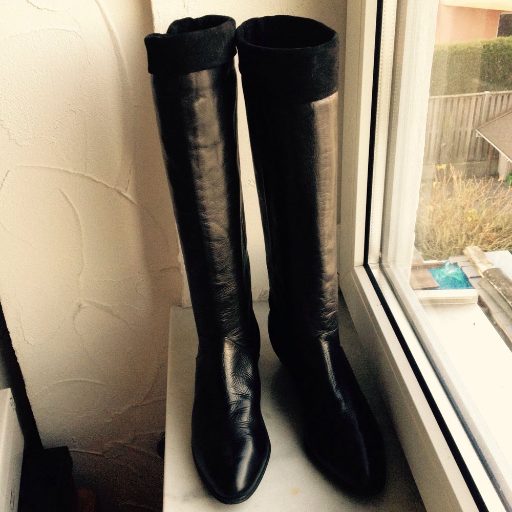 Exclusive Design Leder Stiefel Boots Schuhe