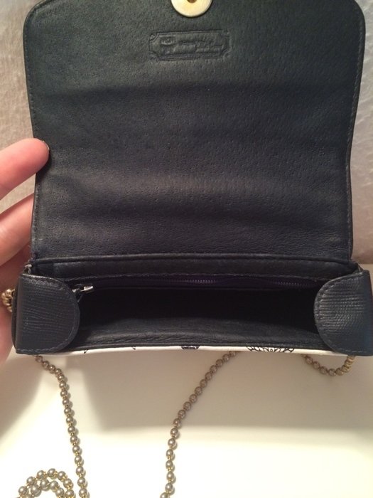 MCM Tasche weiß blau Monogramm