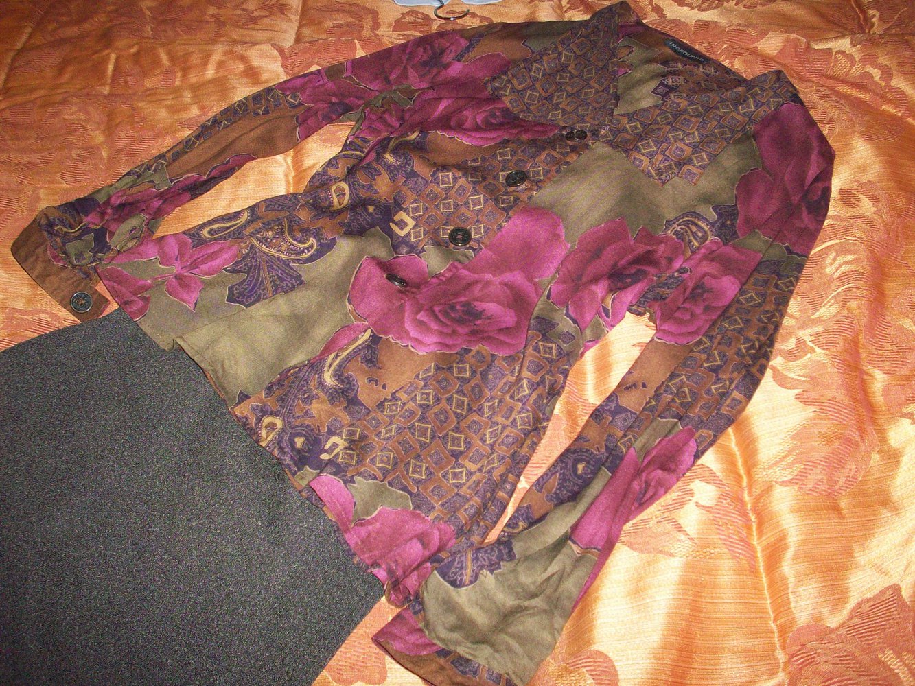 Herbstliche Bluse