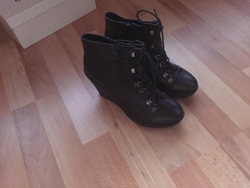 Vagabond Keilabsatz Stiefeletten neu Echt Leder 39 Wedges Ankle Boots