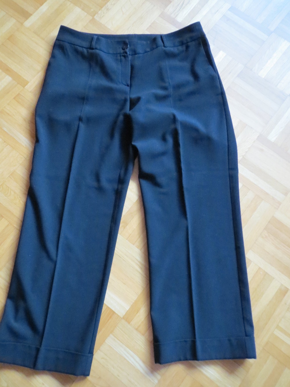 Hose, Stoffhose, Gr.44, schwarz