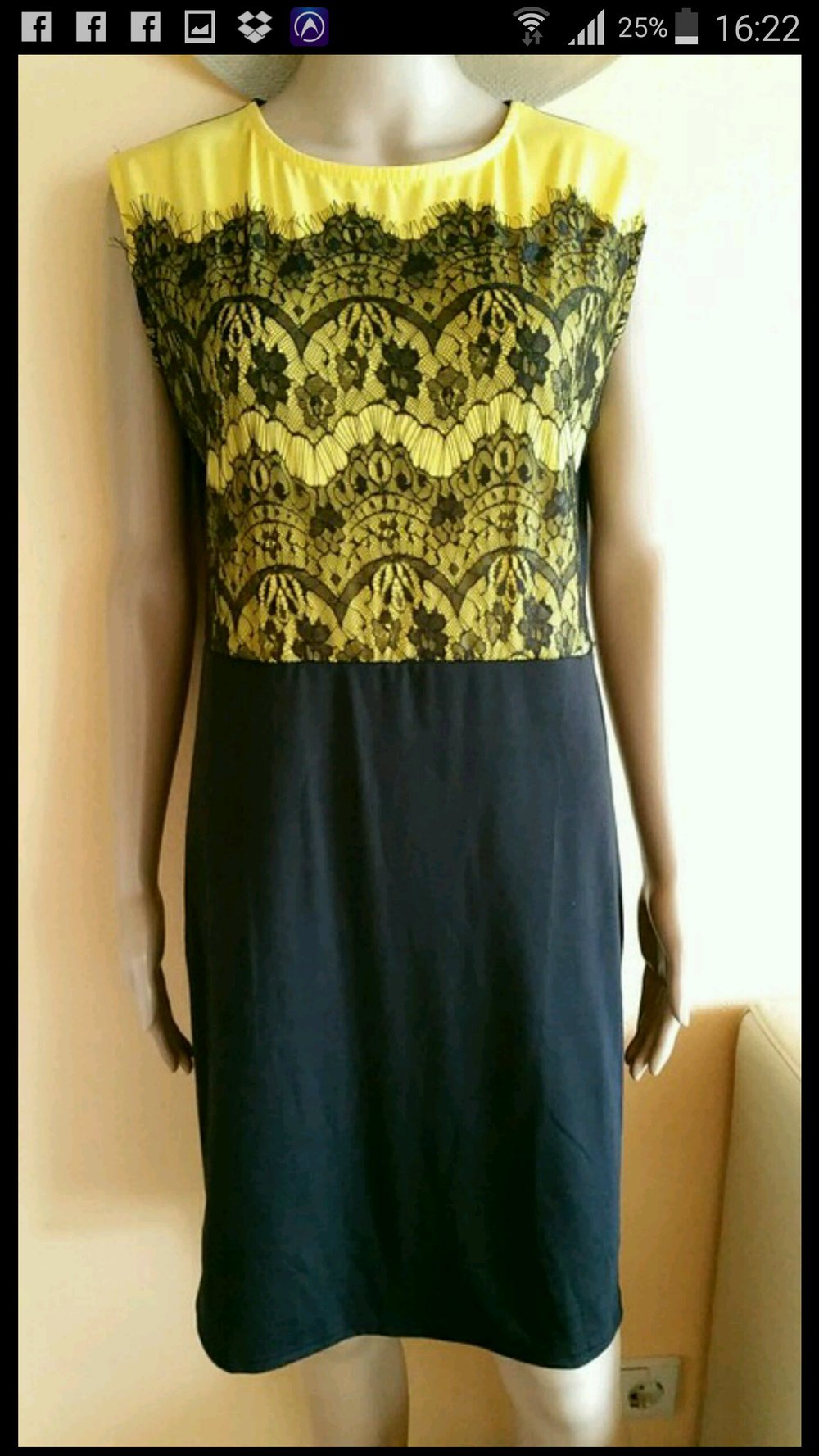 wunderschöne Kleid mit Spitze 